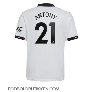 Manchester United Antony #21 Udebanetrøje 2022-23 Kortærmet